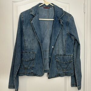 Nevada Denim Button-Up Jacket size large